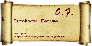 Otrokocsy Fatima névjegykártya